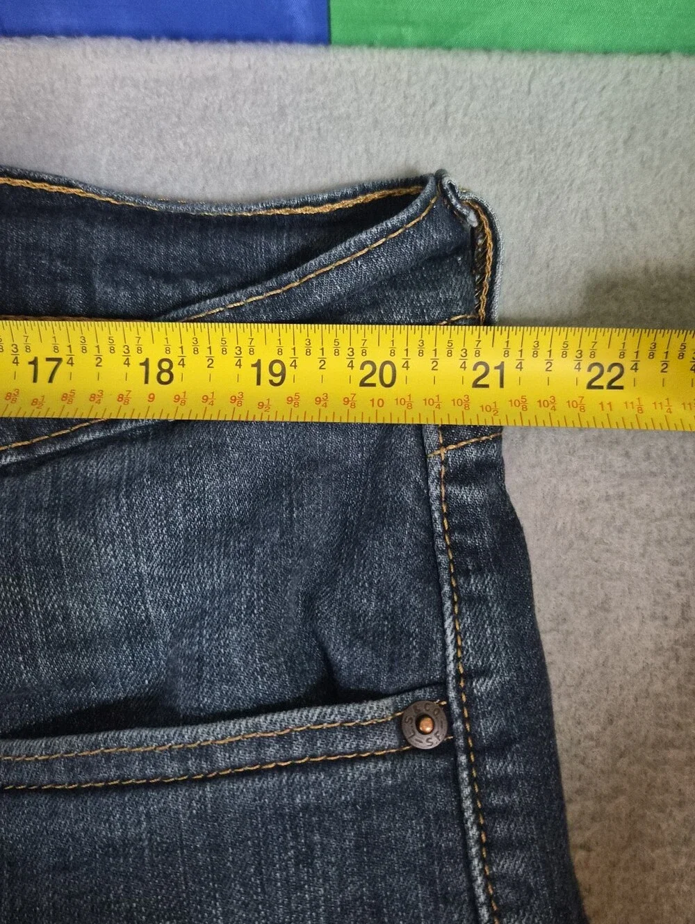 Levi's 505 straight leg blue jeans Size mens 42x30 #denim #classic